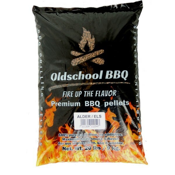 Oldschool BBQ Premium grilling pellets Alder / Elzen 100%
