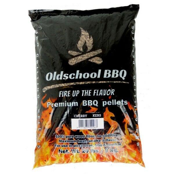 Oldschool BBQ Premium grilling pellets Cherry / Kers 100%