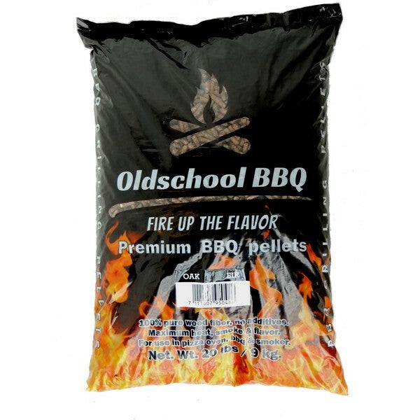 Oldschool BBQ Premium grilling pellets Oak / Eiken 100%