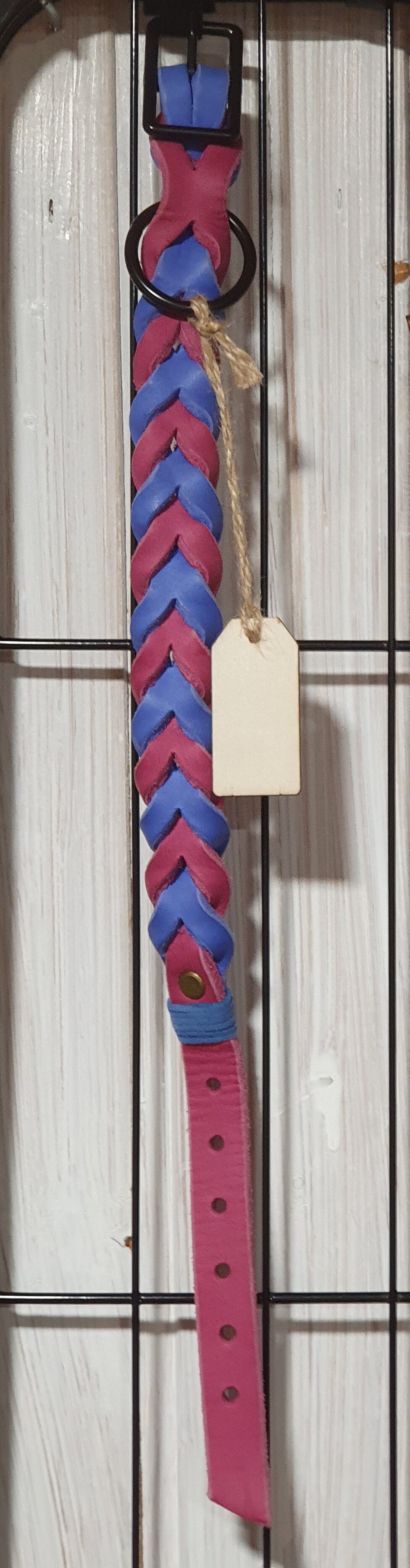 Halsband königsblau/traube