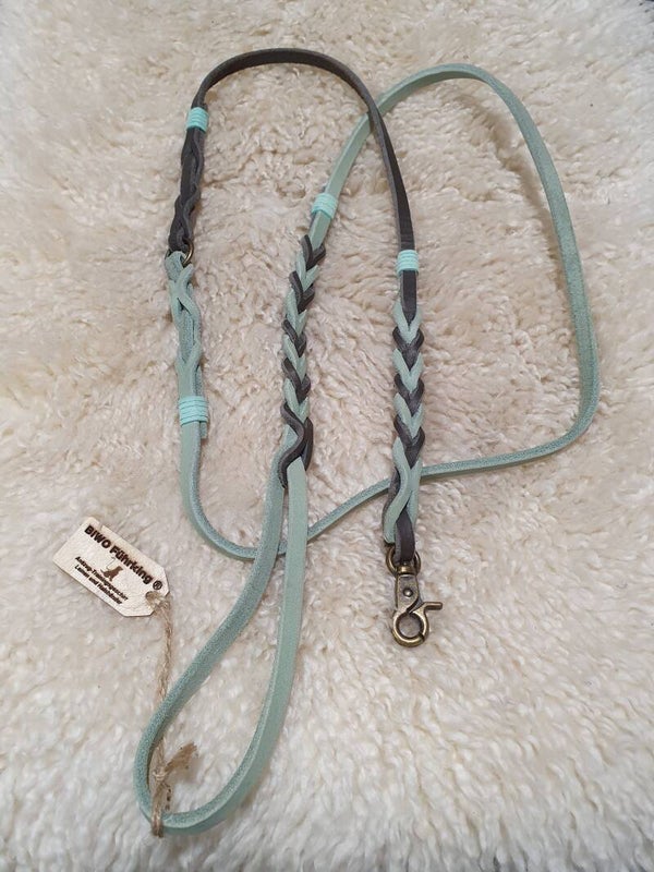 Leine 1,60m mint/grau