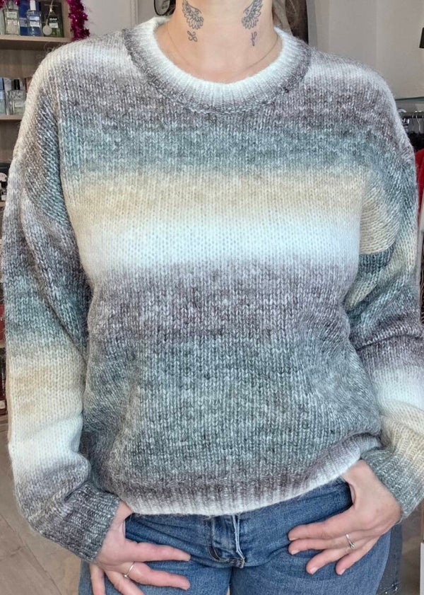 Pull multi-couleur ' Capucine '