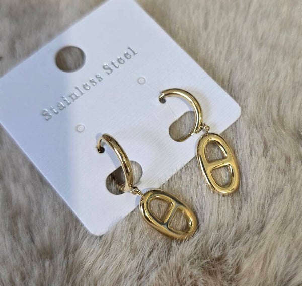 Boucle d'oreille Grain