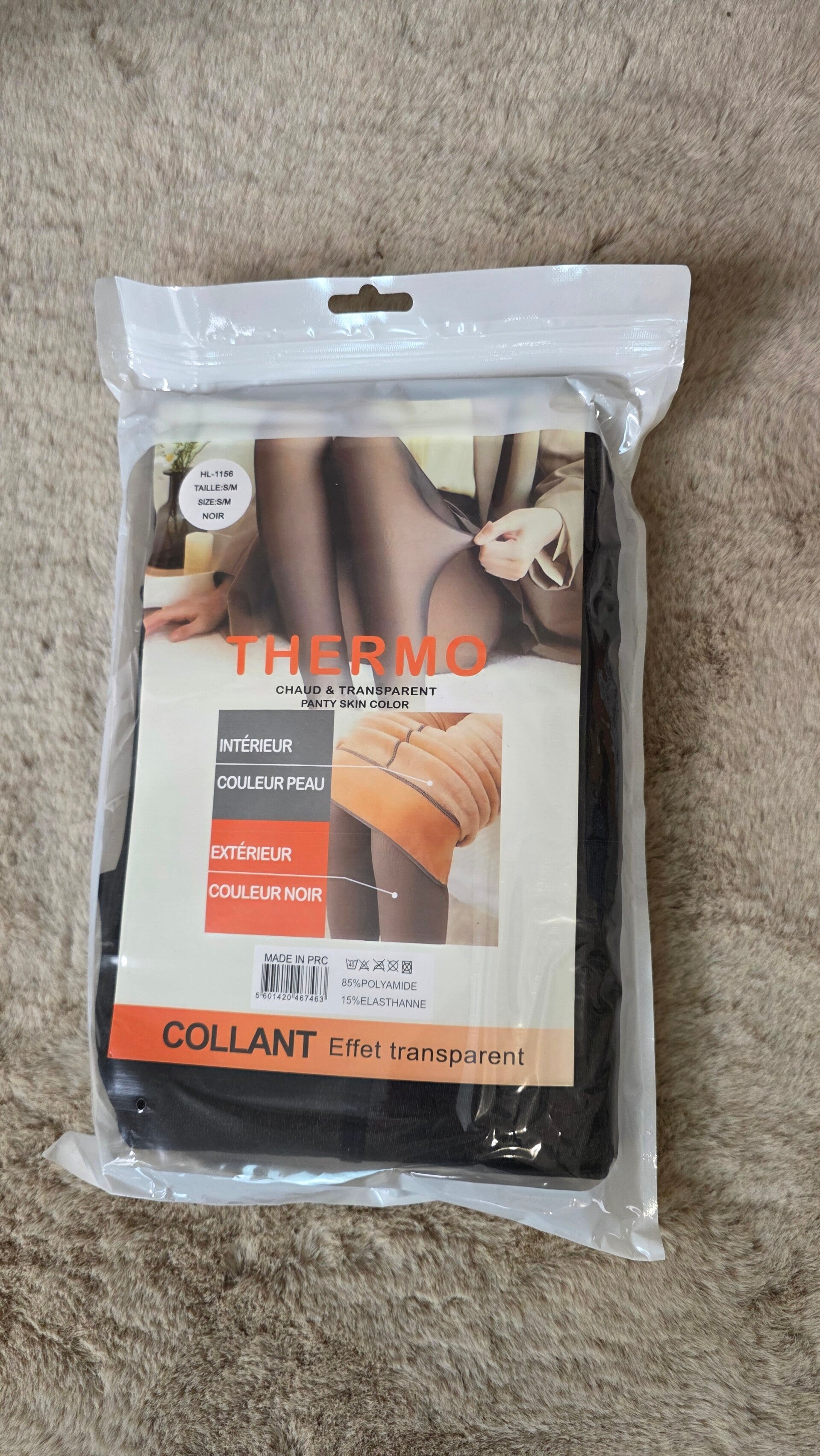 Collants polaire moletonné