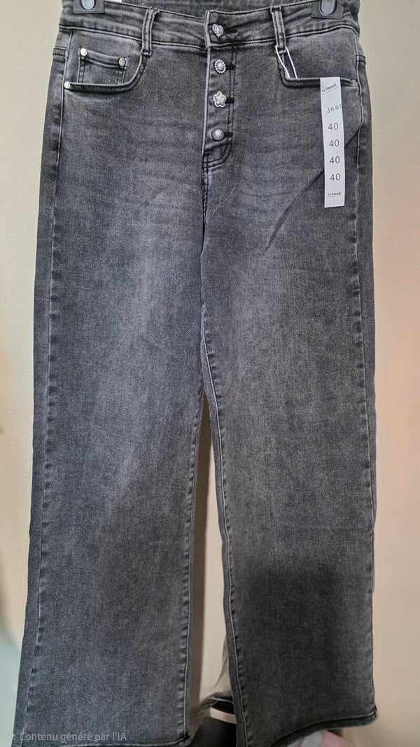 Jeans à Bouton