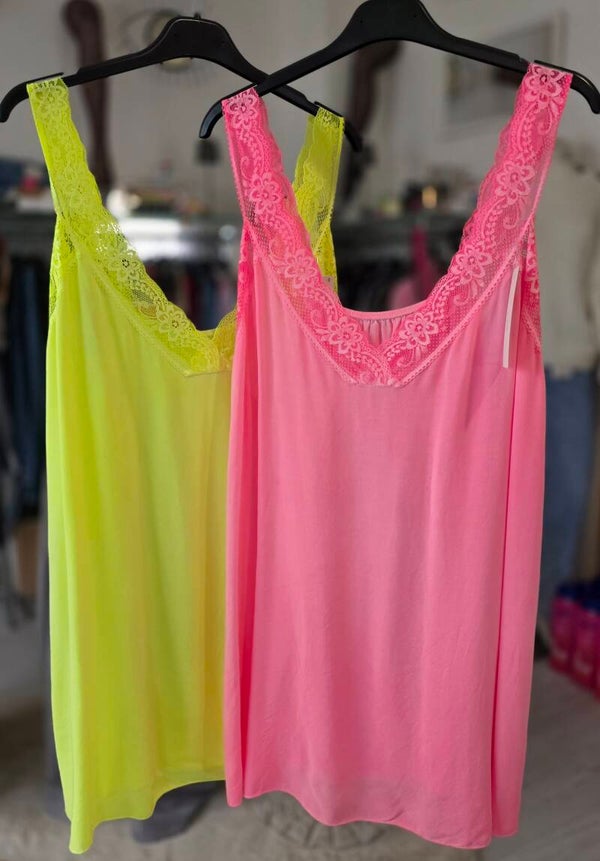 Caraco Grande Taille FLUO