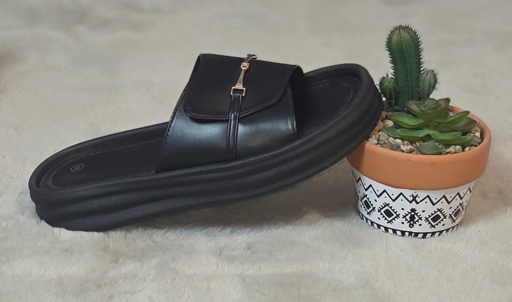 Claquettes matelassé