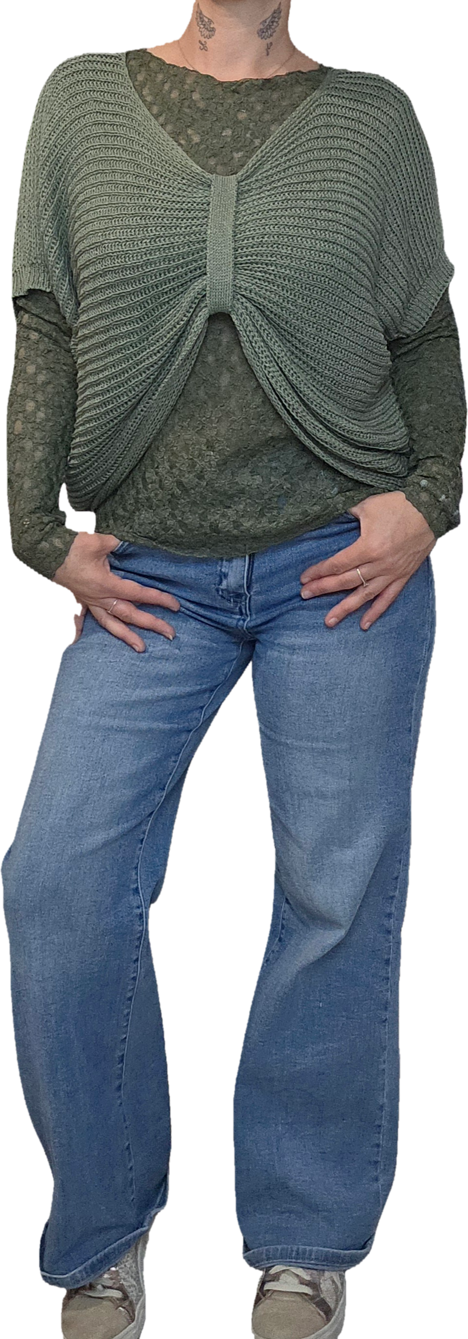 Pull léger sans manche