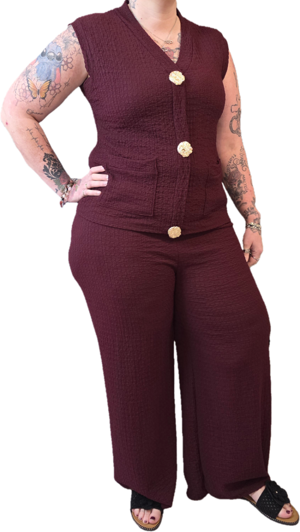 Ensemble palazzo et top ' Bellissima '