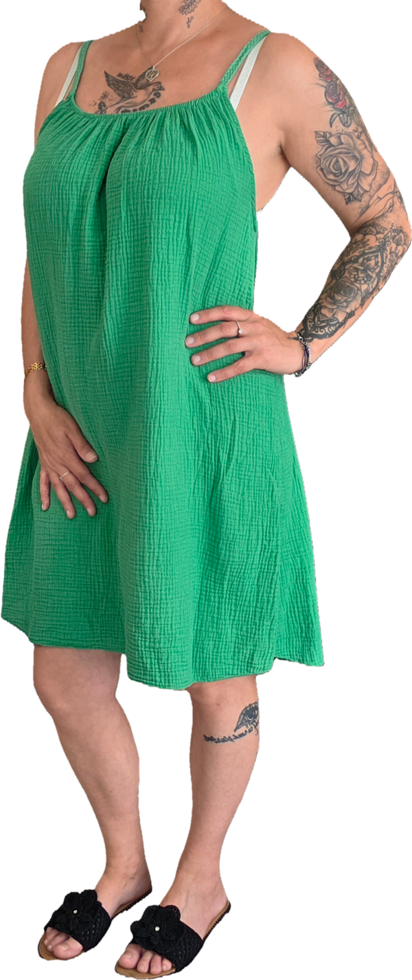 Robe en gaz de coton Anna