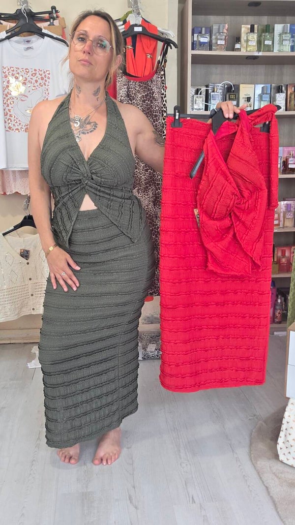 Ensemble jupe et top ' Elékenzia '