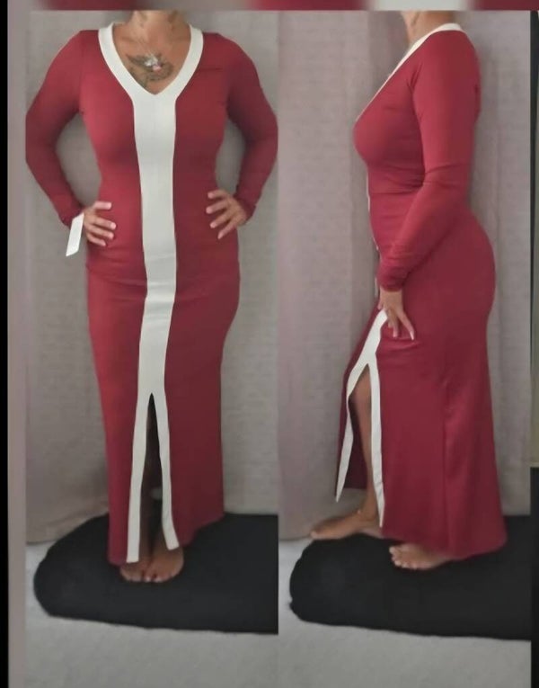 Robe moulante ' Flora '