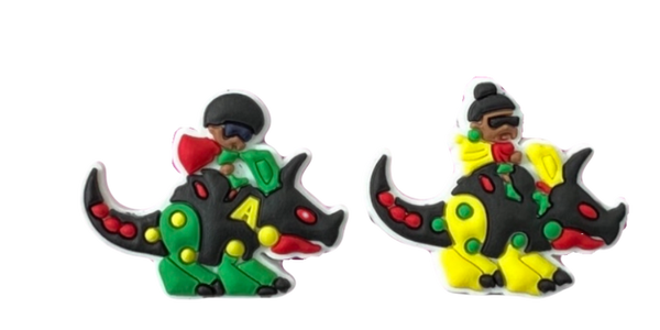 Afroman characters croc charms