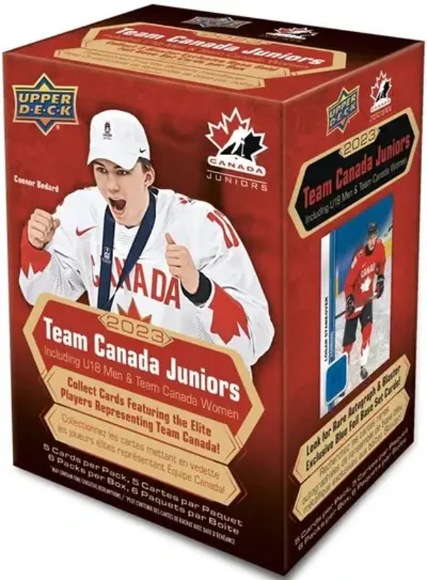 2023 Upper Deck Team Canada Juniors Hockey blaster