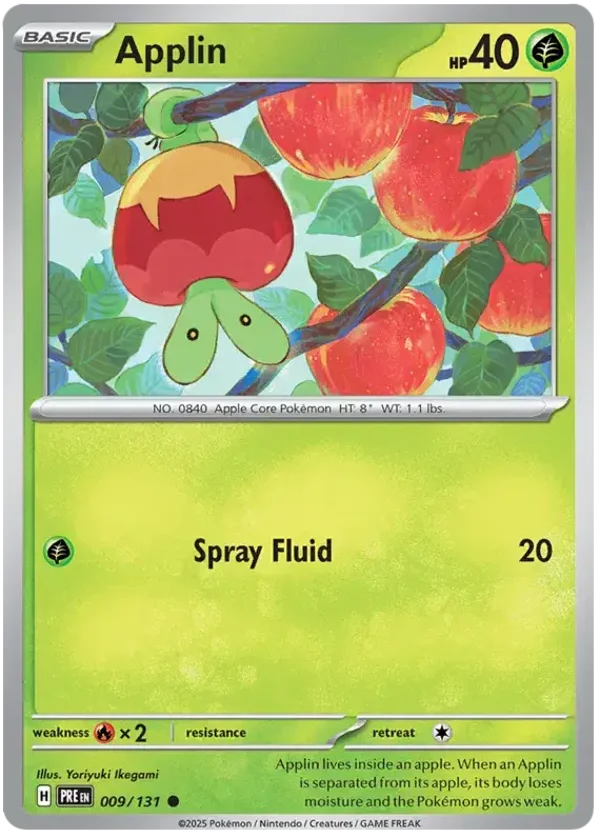Applin  (009/131) [Scarlet & Violet: Prismatic Evolutions]