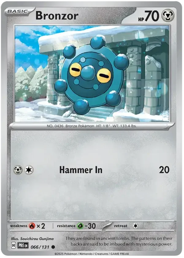 Bronzor  (066/131) [Scarlet & Violet: Prismatic Evolutions]