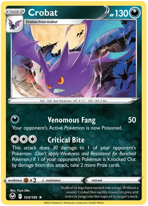 Crobat (105/195) [Sword & Shield: Silver tempest]