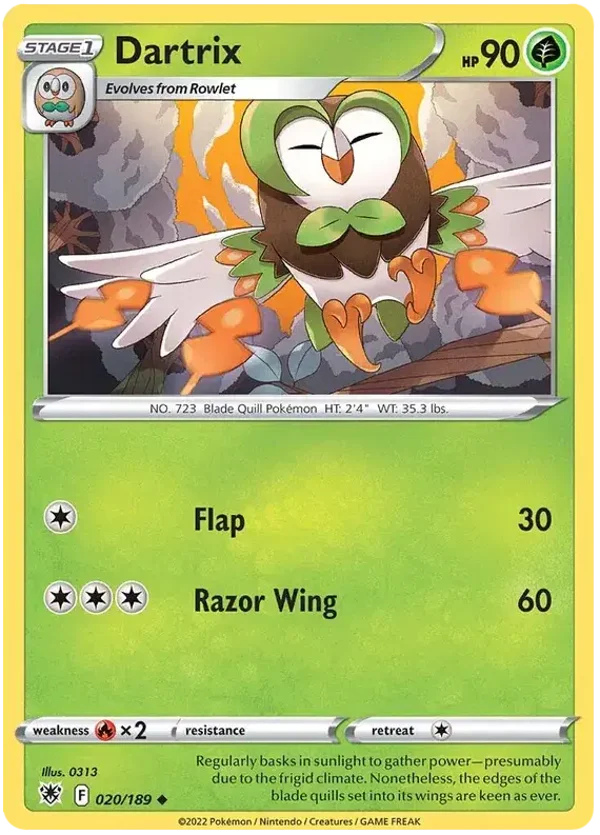 Dartrix (020/189) [Sword & Shield: Astral Radiance]