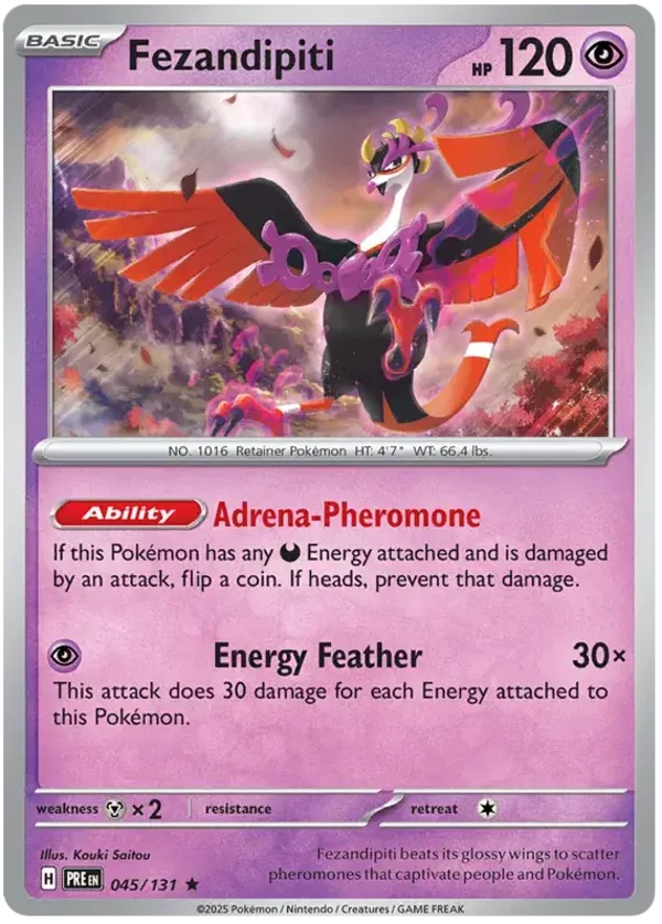 Fezandipiti  (045/131) [Scarlet & Violet: Prismatic Evolutions]