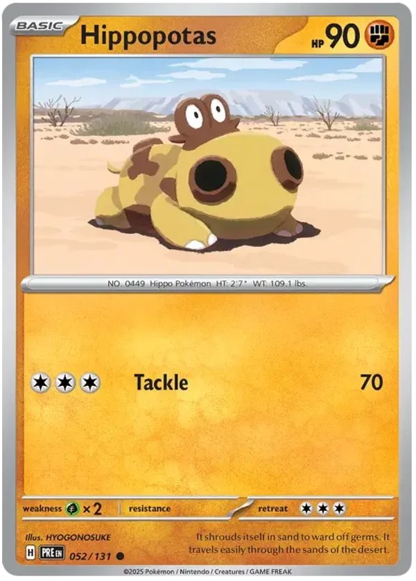 Hippopotas  (052/131) [Scarlet & Violet: Prismatic Evolutions]