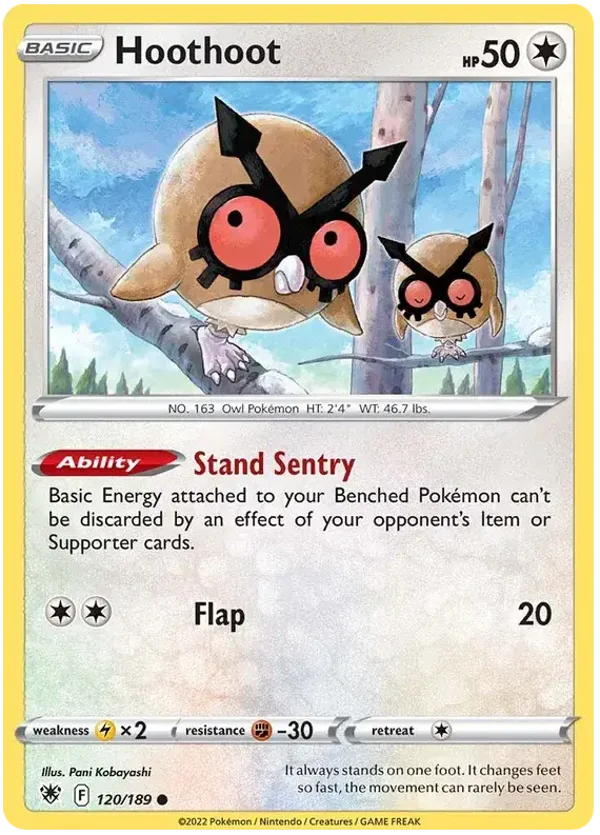 Hoothoot (120/189) [Sword & Shield: Astral Radiance]