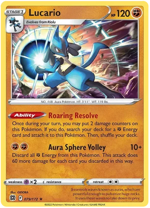 Lucario (079/172) [Sword & Shield: Brilliant Stars]