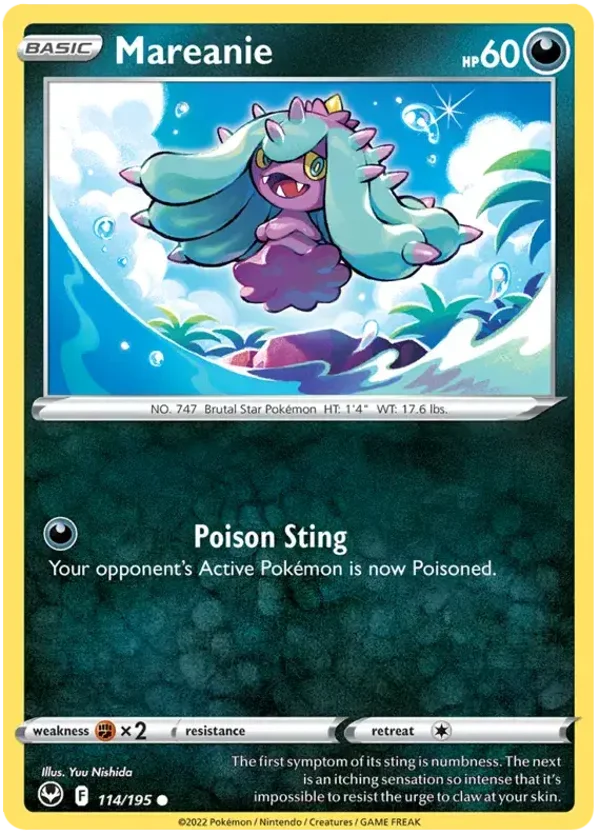 Mareanie (114/195) [Sword & Shield: Silver tempest]