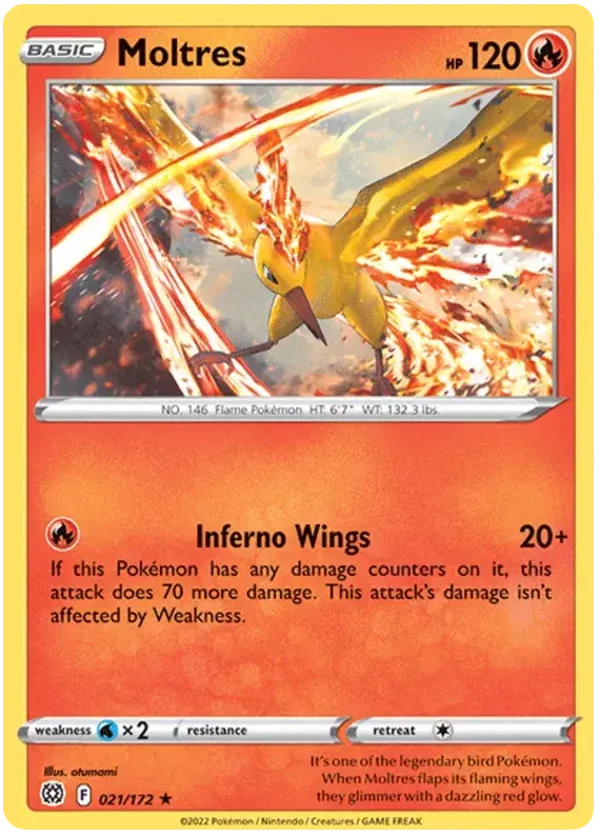 Moltres (021/172) [Sword & Shield: Brilliant Stars]