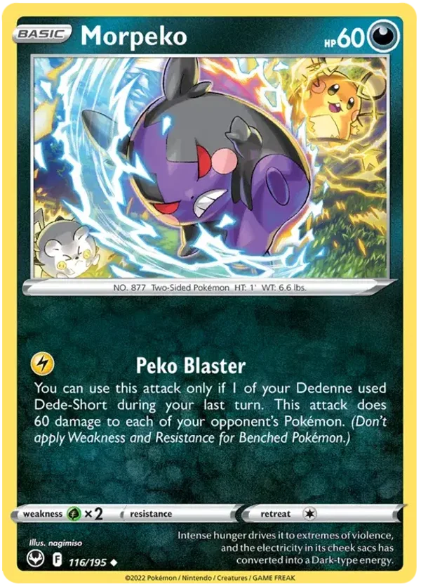 Morpeko (116/195) [Sword & Shield: Silver tempest]