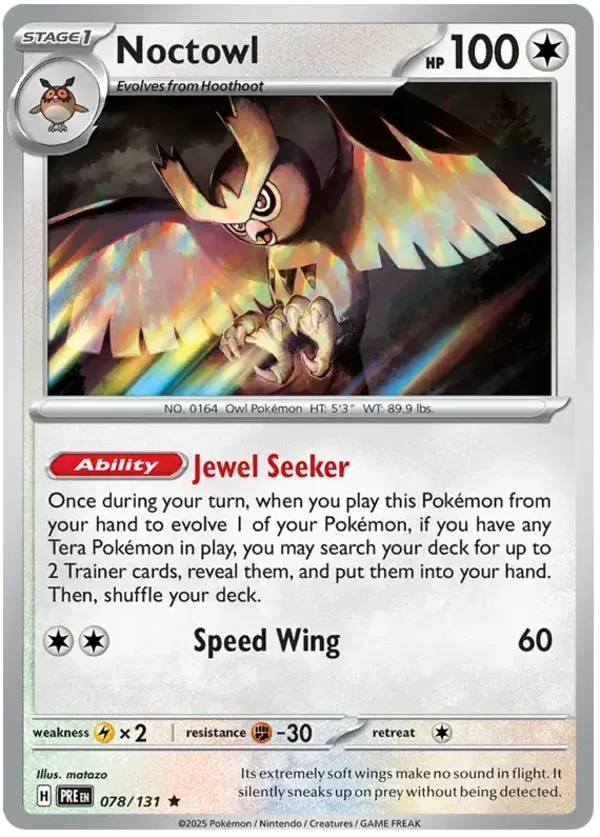 Noctowl (078/131) [Scarlet & Violet: Prismatic Evolutions]