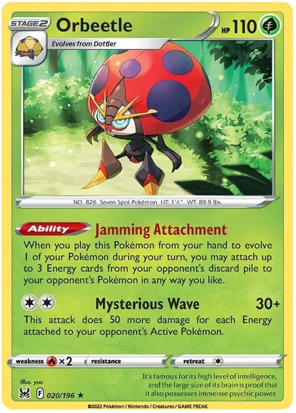 Orbeetle (020/196) [Sword & Shield: Lost Origin]