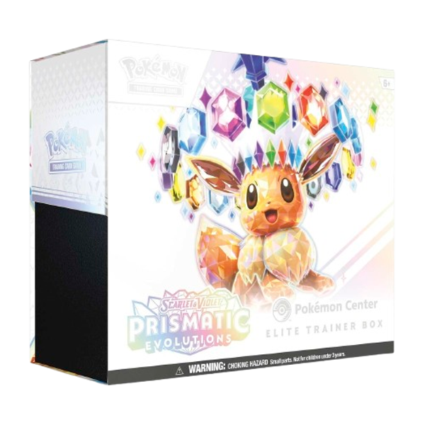 Précommande Pokémon Scarlet & Violet Prismatic Evolutions Elite Trainer Box