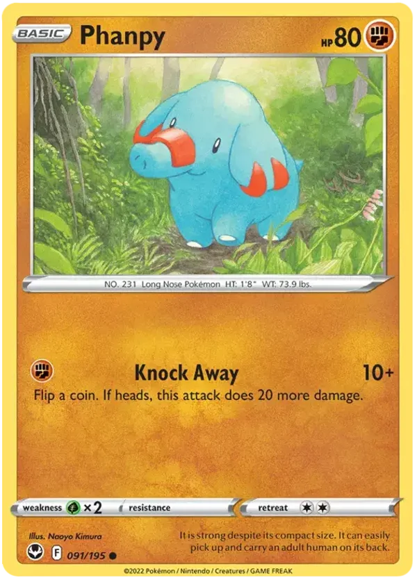 Phanpy (091/195) [Sword & Shield: Silver tempest]