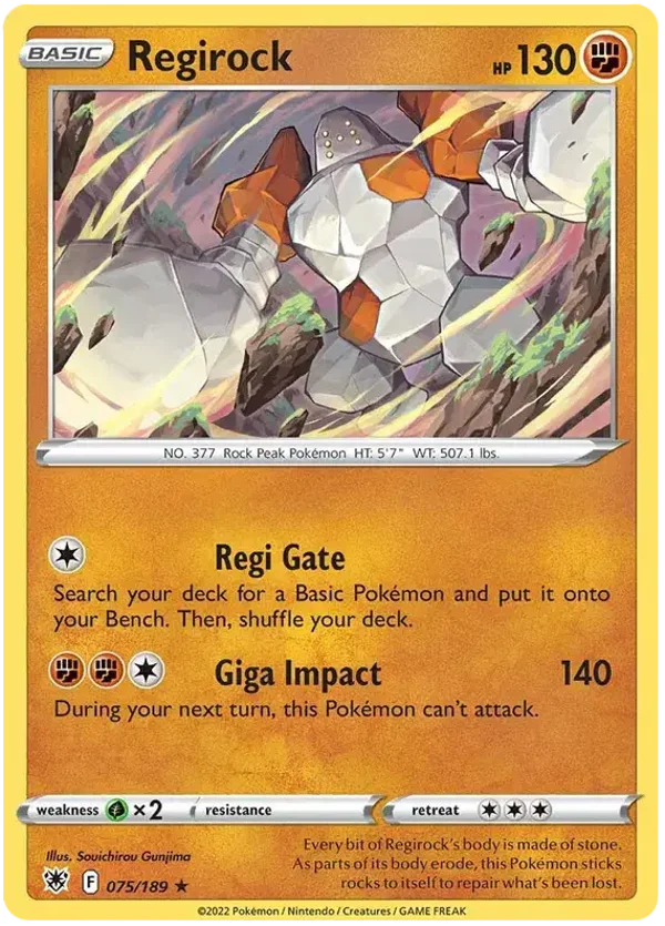 Regirock (075/189) [Sword & Shield: Astral Radiance]