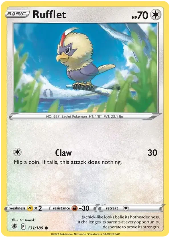 Rufflet (131/189) [Sword & Shield: Astral Radiance]