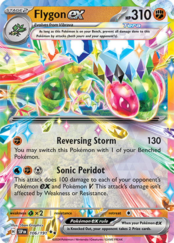 Flygon Ex (106/191) [Scarlet & Violet: Surging Sparks]