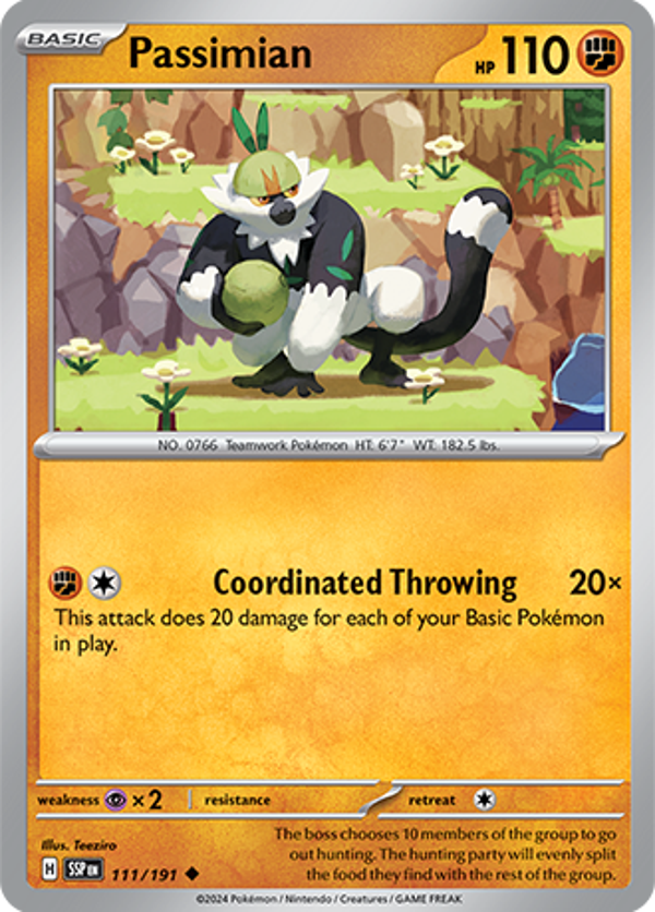 Passimian Reverse Holofoil (111/191) [Scarlet & Violet: Surging Sparks]