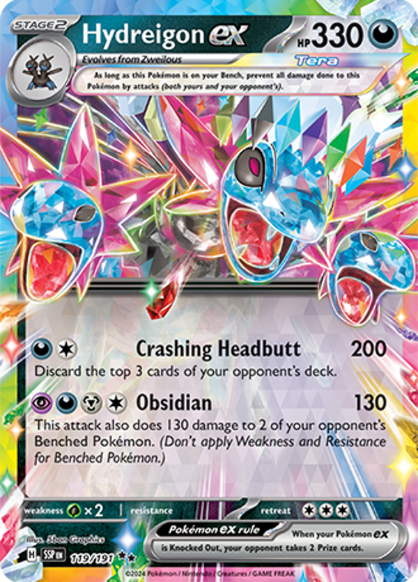 Hydreigon Ex (119/191) [Scarlet & Violet: Surging Sparks]