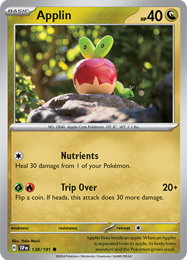 Applin Reverse Holofoil (138/191) [Scarlet & Violet: Surging Sparks]
