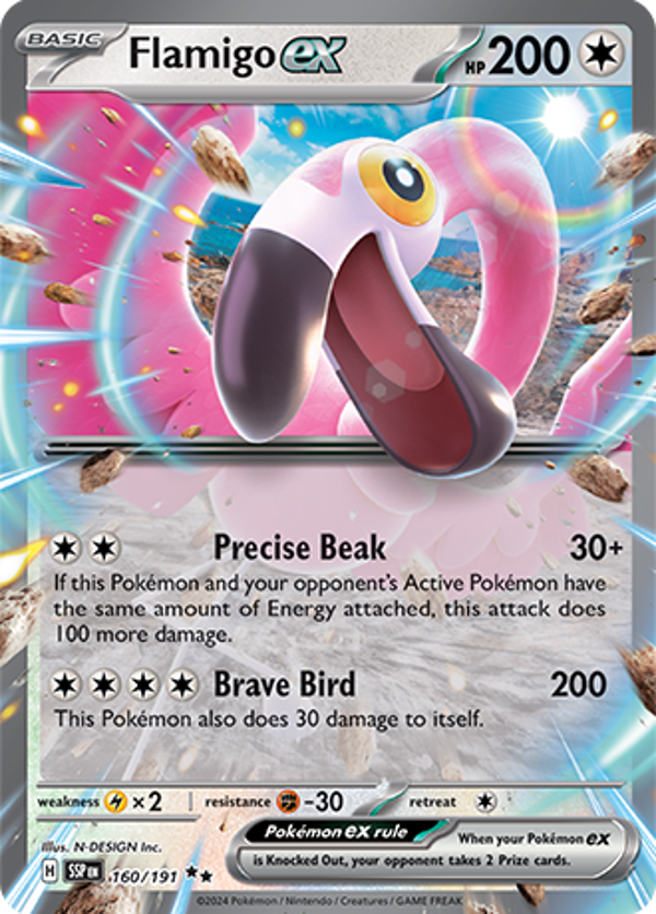 Flamingo Ex (160/191) [Scarlet & Violet: Surging Sparks]