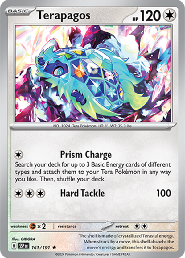 Terapagos Reverse Holofoil (161/191) [Scarlet & Violet: Surging Sparks]