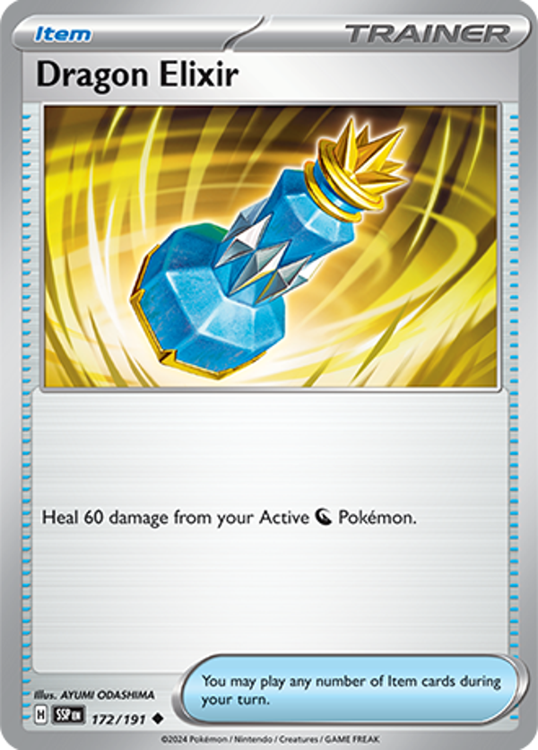 Dragon Elixir Reverse Holofoil (172/191) [Scarlet & Violet: Surging Sparks]