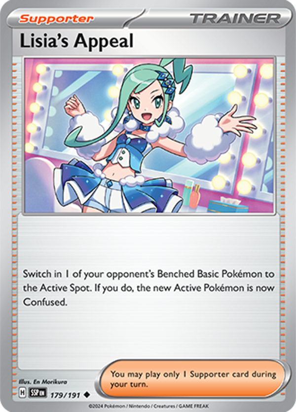 Lisia's Appeal Reverse Holofoil (179/191) [Scarlet & Violet: Surging Sparks]