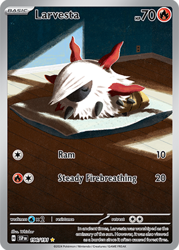 Larvesta (196/191) [Scarlet & Violet: Surging Sparks]