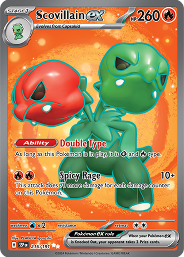 Scovillain Ex (216/191) [Scarlet & Violet: Surging Sparks]