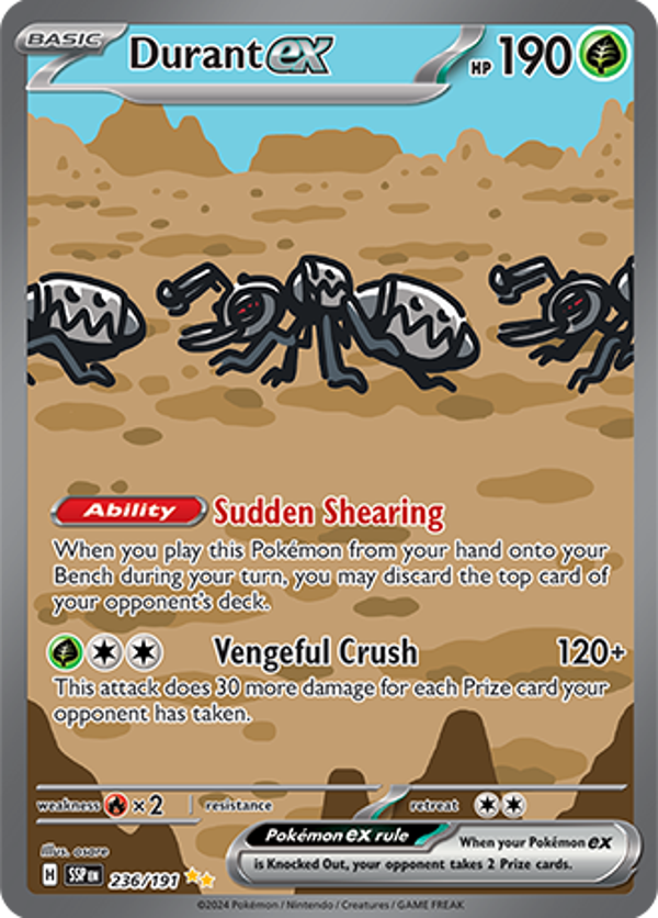 Durant Ex (236/191) [Scarlet & Violet: Surging Sparks]