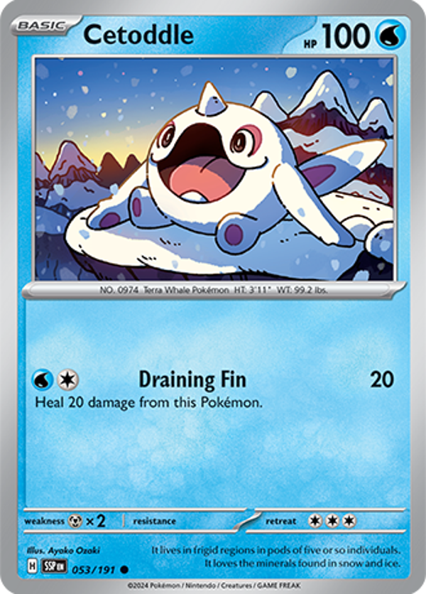 Cetoddle Reverse Holofoil (053/191) [Scarlet & Violet: Surging Sparks]