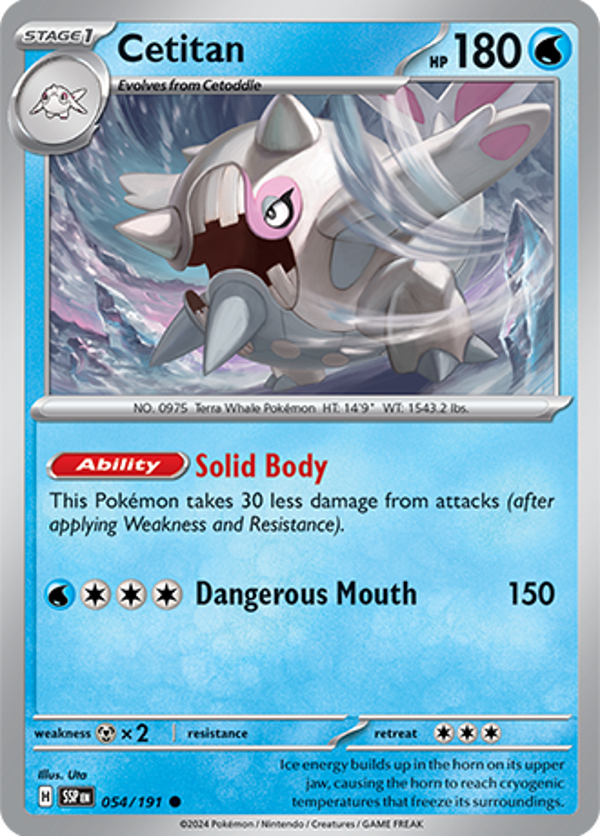 Cetitan Reverse Holofoil (054/191) [Scarlet & Violet: Surging Sparks]