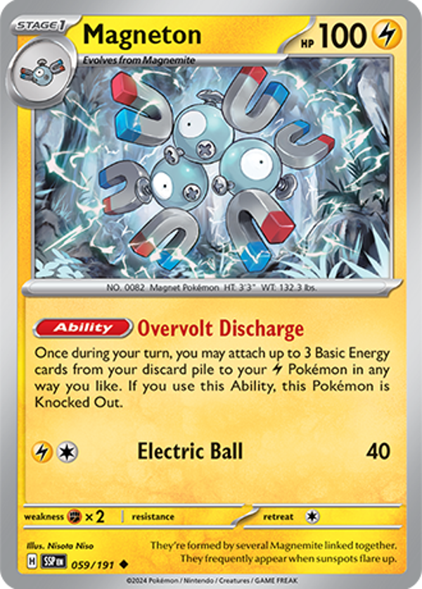 Magneton Reverse Holofoil (059/191) [Scarlet & Violet: Surging Sparks]