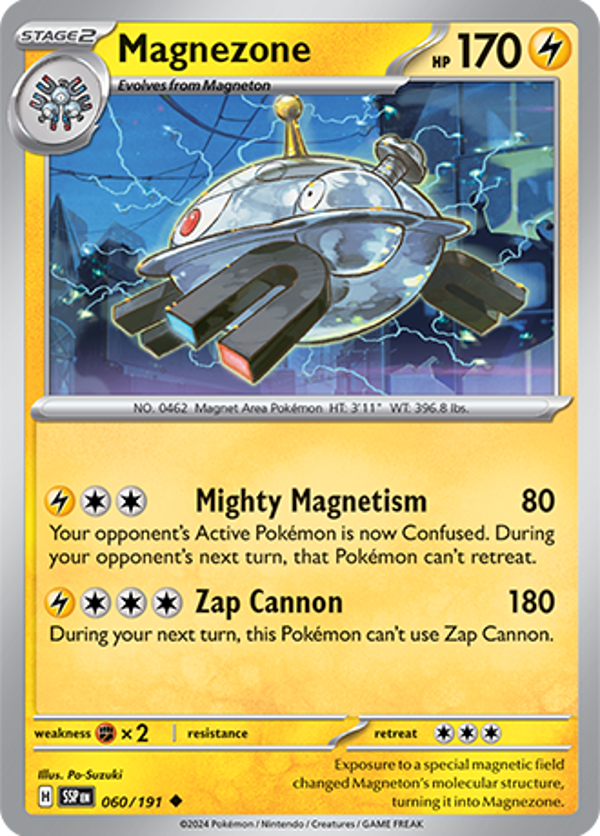 Magnezone Reverse Holofoil (060/191) [Scarlet & Violet: Surging Sparks]